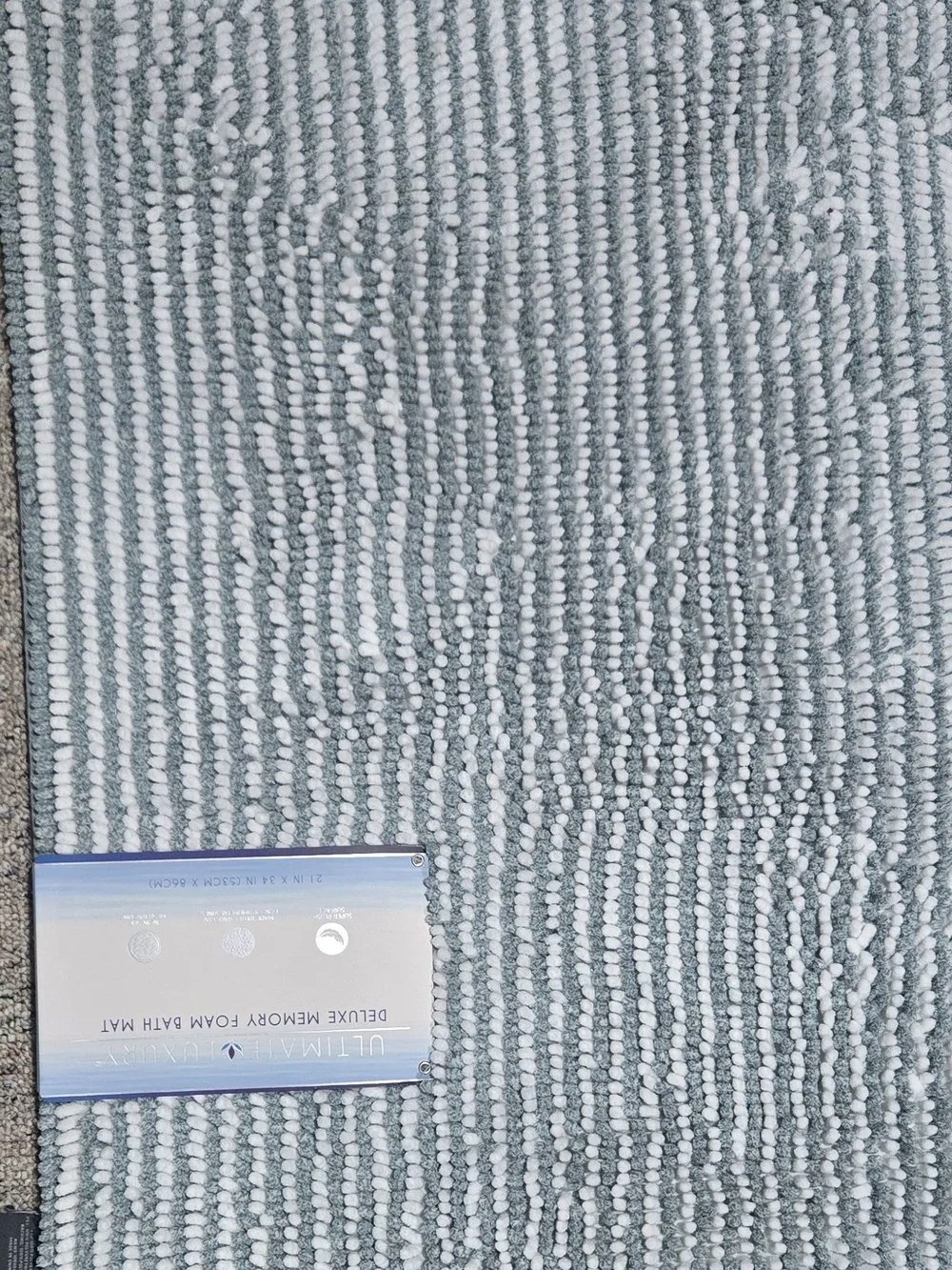 Textured Ultimate Luxury Deluxe Memory Foam Bath Mat